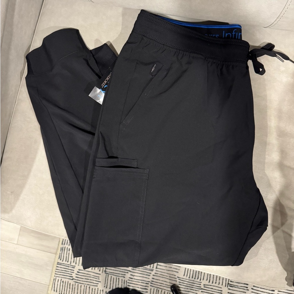 Cherokee Infinity Men's Black Scrub Joggers